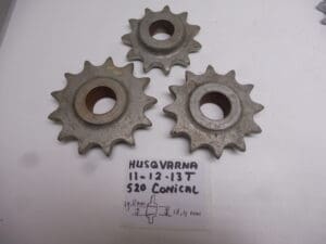 Front Sprocket Husqvarna old cross Conical 520 11T new size see picture (kopie)