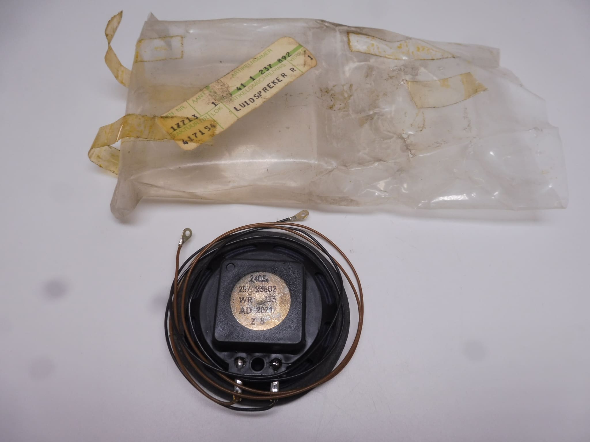 65411237892 Loudspeaker R. BMW original new in box