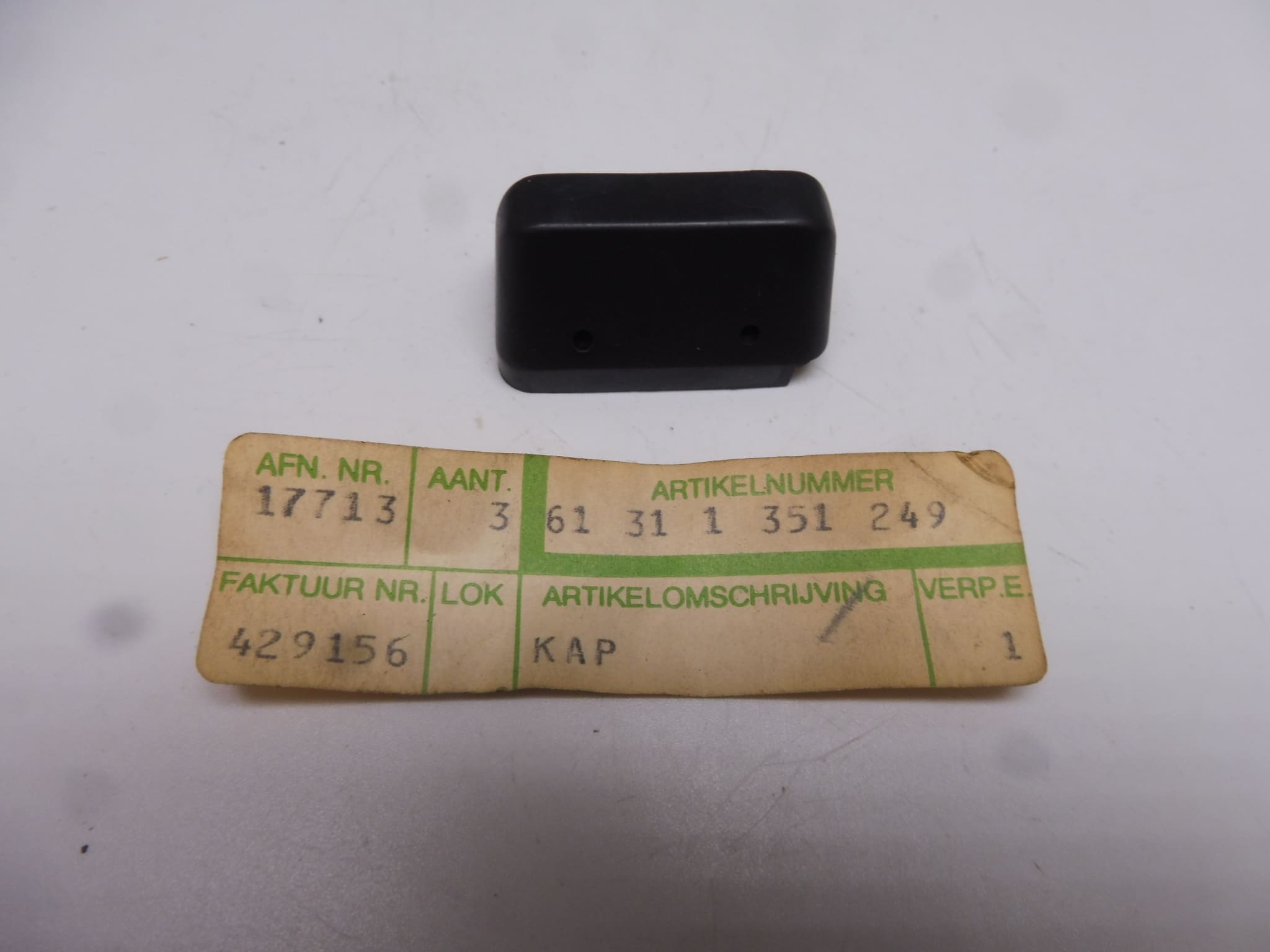 61311351249 Cover brake light switch BMW original new
