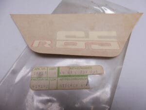 46631239098 Sticker side cover BMW R65 original new