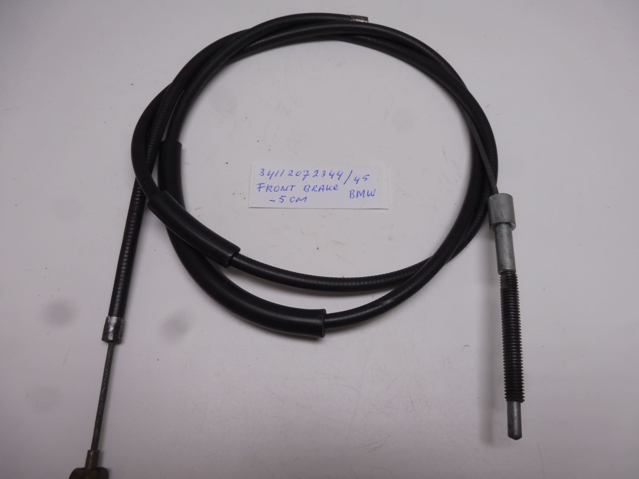 34112072344 / 45 -5cm Front brake cable R50,R60,R69 BMW original new