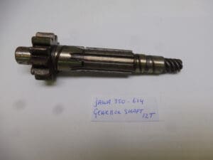 Gearbox shaft Jawa 12 T. suitable for 350 - 634 new