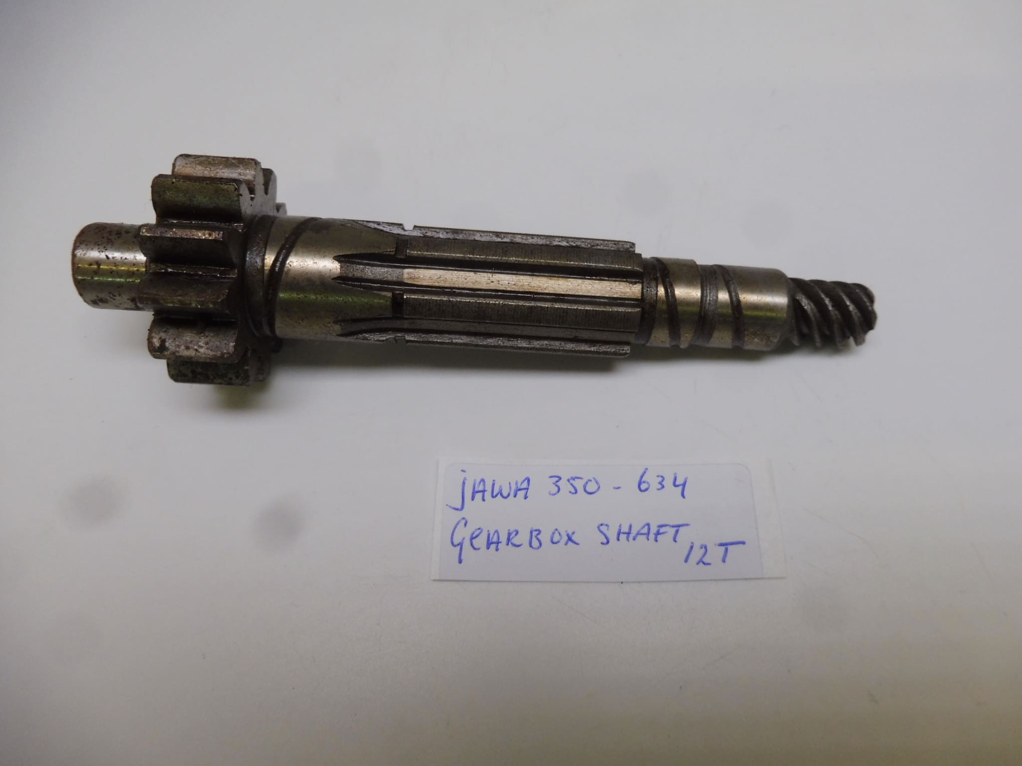Gearbox shaft Jawa 12 T. suitable for 350 - 634 new