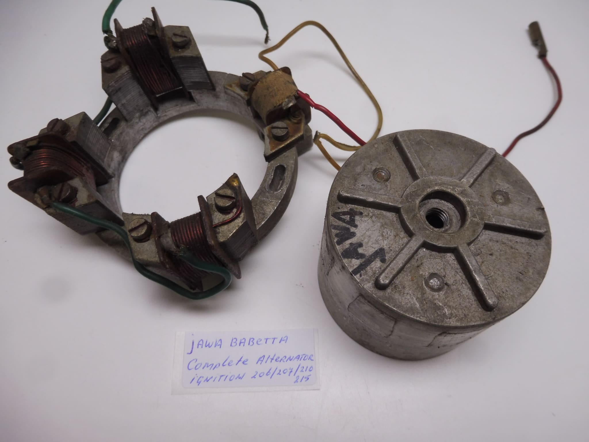 Alternator complete Jawa Babetta 206, 207, 210, 215 original as new used - Image 2