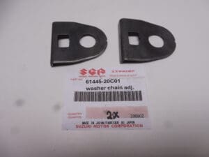 61445-20C01 Washer chain adj.(2x) Suzuki GS500-GSX750F '87 up