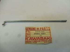 41028-043 Spoke outer front Kawasaki H1 '69-'71, W1-2 new