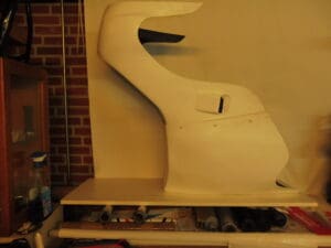 Fairing assy Suzuki RG500 racing '76 till '79 models less fairing