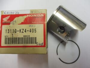 13110-KZ4-405 Piston+ring 54mm Honda CR125 '89 motocross new