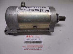 31100-49050 Startmotor Suzuki GS/GT750 '73to'79 Used but perfect.
