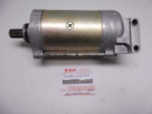 Alternative view of 31100-49050 Startmotor Suzuki GS/GT750 '73to'79 Used but perfect.