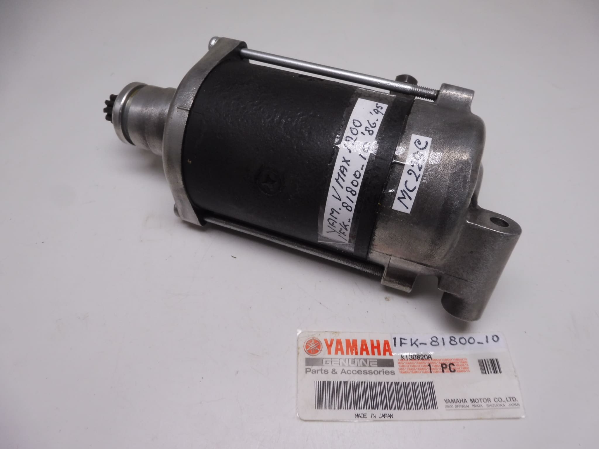1FK-81800-10 Startmotor Yamaha V.Max 1200 '86'95 used but perfect