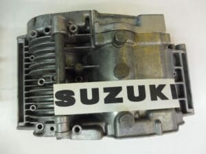 Alternative view of 11300-11813 Crankcase ass'y as new Suzuki T20 years '67 and later