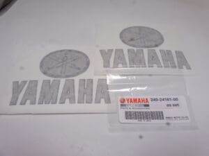240-24161-00 Emblem assy fueltank Yam TD/TR2-3 and Tz's till '77